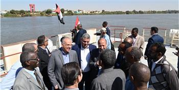   ‫ وزير الرى يزور محطة قياس الخرطوم على النيل الأزرق