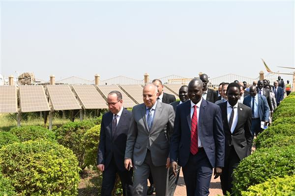 هاني سويلم يصل لجنوب السودان في زيارة رسمية لمدة ٣ أيام لتعزيز التعاون