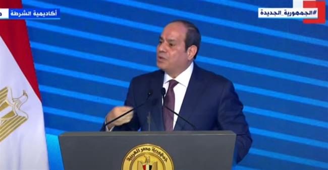 السيسي: عيد الشرطة عنوان لروح التحدي لدى الشعب المصرى