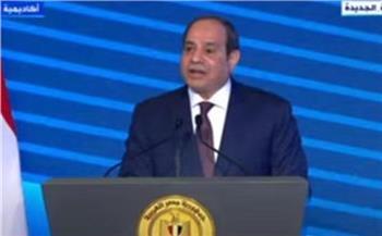 الرئيس السيسى: مصر فى الماضى كانت تعانى من أزمة طاقة وكهرباء 