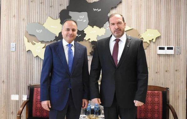 محافظ سلفيت الفلسطينية يستقبل السفير المصري لدى فلسطين