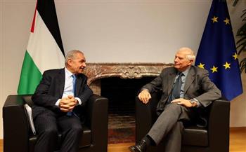   رئيس وزراء فلسطين يلتقي الممثل الأعلى للاتحاد الأوروبي للشؤون الخارجية والسياسة الأمنية