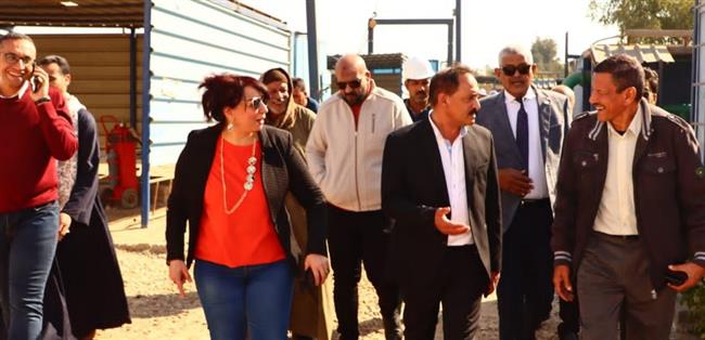 رئيس مياه أسيوط يقوم بجولة ميدانية بمحطات مياه قرى مركز أسيوط