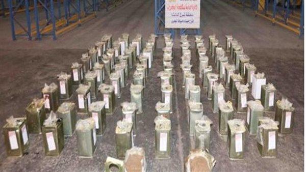ضبط طن وربع حشيش داخل حاوية في ميناء دمياط بقيمة 100 مليون جنيه