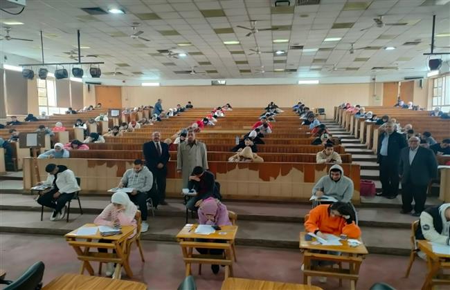 أنتهاء امتحانات الفصل الدراسي الأول لطلاب الطب البيطري جامعة عين شمس