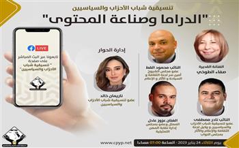   «شباب الأحزاب» تعقد صالونًا حول الدراما المصرية وصناعة المحتوى