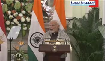   رئيس وزراء الهند يعلن رفع حجم التجارة مع مصر إلى 12 مليار دولار