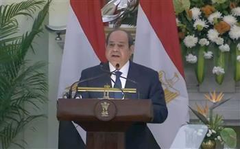 الرئيس السيسي: مصر لن تدخر جهدا فى سبيل تحقيق تطلعات دول الجنوب 