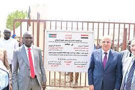 في احتفال شعبي.. وزير الري ونظيره في جنوب السودان يفتتحان محطة مياه الشرب الجوفية بجوبا