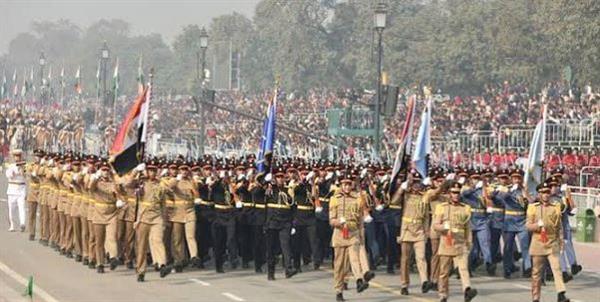 الرئاسة: القوات المسلحة المصرية شاركت فى احتفالات الهند.. فيديو وصور