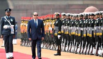   الرئيس السيسى: الهند بلد صديق يحظى بمكانة خاصة لدى الشعب المصري