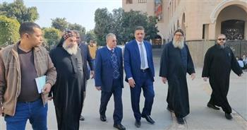 سكرتير عام مساعد أسيوط يتفقد أعمال تطوير مسار رحلة العائلة المقدسة 