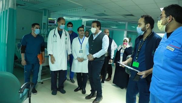 وزير الصحة يتفقد عددٍ من المستشفيات بمحافظة الجيزة ضمن جولته المفاجئة 