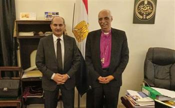   رئيس الأسقفية يختتم زيارته بلقاء السفير المصرى في تشاد 