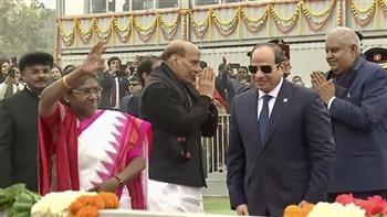 حضور الرئيس السيسي احتفالات الهند بــ يوم الجمهورية يتصدر اهتمامات صحف القاهرة