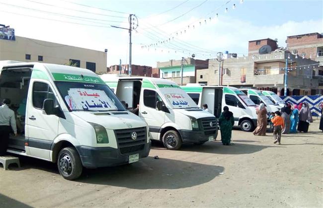 فحص أكثر من 1600 مواطن ضمن قوافل حياة كريمة الطبية فى دمياط