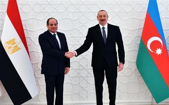   الرئيس السيسي ونظيره الأذري يشهدان التوقيع على عدد من مذكرات التفاهم المشتركة بين البلدين