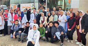   الكشف على 840 حالة بأبو المطامير من خلال القافلة الطبية لجامعة الإسكندرية 