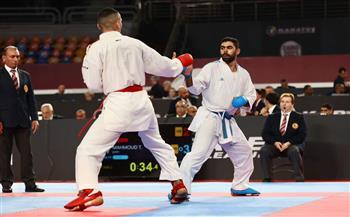 بدوى يحصل على برونزية كوميتيه البريميرليج للكاراتيه بالفوز على لاعب اذربيجان