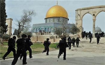   قوات الاحتلال تقتحم مصلى قبة الصخرة بالمسجد الأقصى