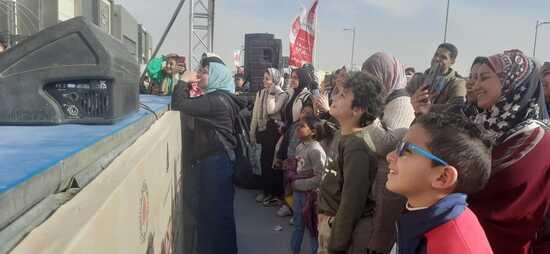 عروض الأراجوز وفقة بيت العود العربي تبهر رواد معرض الكتاب
