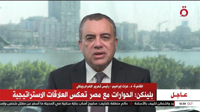 رئيس تحرير «الأهرام ويكلي»: بلينكن سينقل رؤية مصر عن القضية الفلسطينية لإسرائيل