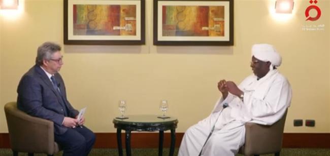 نائب رئيس «الأمة السوداني» لقناة القاهرة الإخبارية: وحدة الجبهة الداخلية صمام الأمان لمواجهة المخاطر
