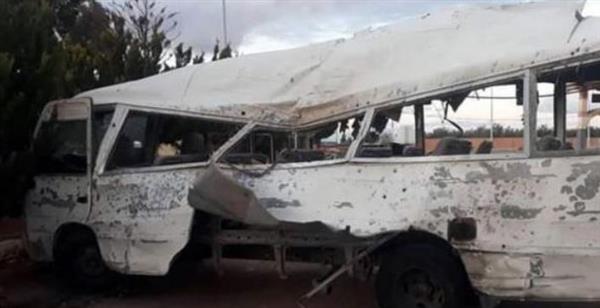 إصابة 15 عنصرًا من قوى الأمن الداخلي السوري نتيحة هجوم على حافلتهم بطريق دمشق درعا