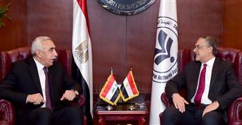 سفير جُمهوريَّة العراق في القاهرة يلتقي رئيس هيئة الاستثمار المصري