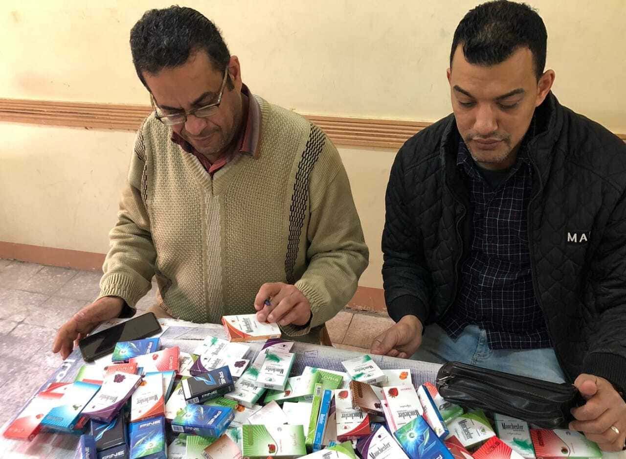تموين الأسكندرية : ضبط 7 ألف سيجارة مجهولة المصدر