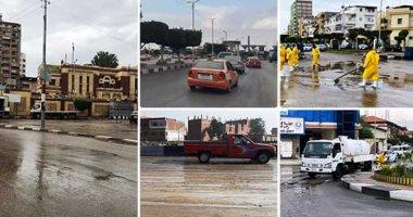 "التنمية المحلية": سقوط أمطار بمطروح و كفرالشيخ والإسكندرية