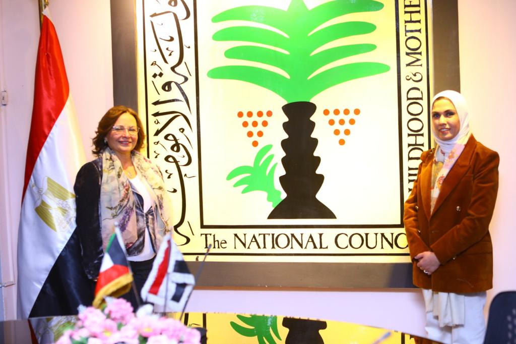 «القومي للطفولة» يستقبل وزيرة الشئون الاجتماعية بدولة الكويت لبحث تعزيز سبل التعاون المشترك