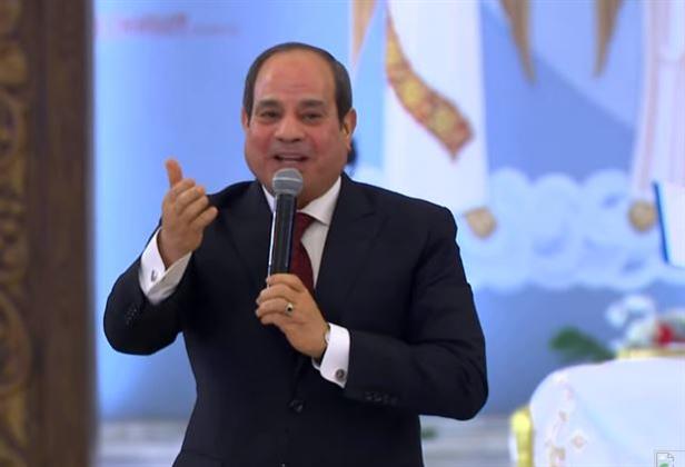 الرئيس السيسي من كاتدرائية «ميلاد المسيح»: أتمنى سنة خير وأمن وأمان للجميع