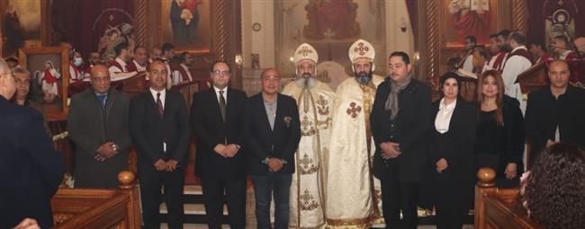وفد من مستقبل وطن يقدم التهنئة للإخوة الأقباط بمناسبة عيد الميلاد المجيد 