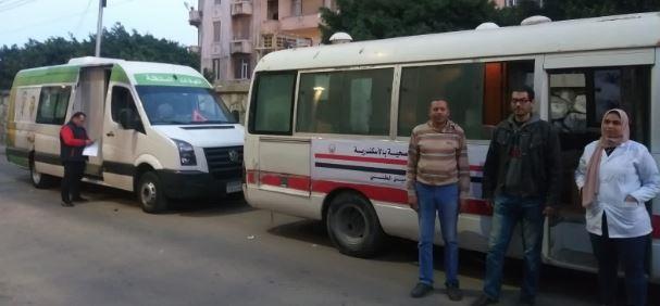 صحة الإسكندرية.. تواجد سيارات العيادات المتنقلة بجوار عدد من الكنائس تزامنا مع الاحتفالات بعيد الميلاد المجيد