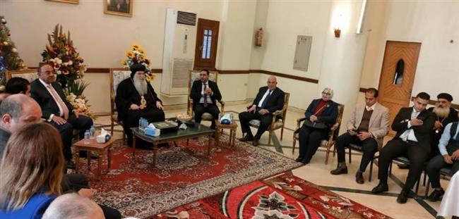 احتفالًا بعيد الميلاد المجيد.. أمانة «مستقبل وطن» بالمحافظة تقدم التهنئة بمطرانية شمال الجيزة 