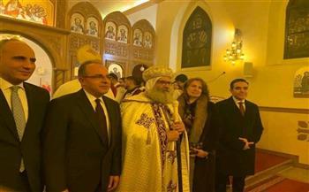 سفير مصر في فيينا يشارك في قداس عيد الميلاد المجيد 