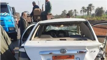 10 مصابين فى حادث سير مروع بأسيوط 