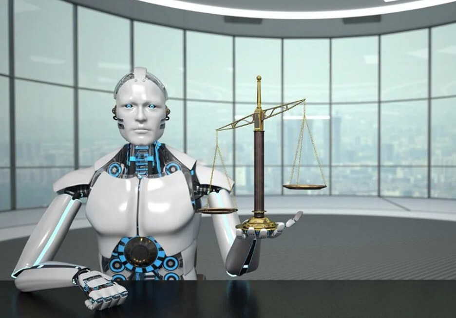 «إكسترا نيوز» تنشر صورًا لأول محامى روبوت فى العالم