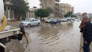 هطول أمطار رعدية علي مناطق شمال سيناء