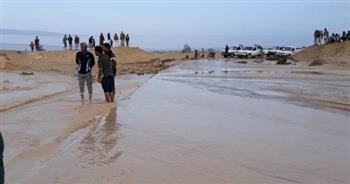    الأرصاد: استمرار الأجواء الممطرة بمناطق متفرقة وتصل لحد السيول على سيناء