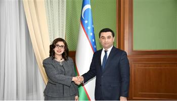   السفيرة المصرية فى طشقند تلتقي القائم بأعمال وزير الخارجية الأوزبكى الجديد