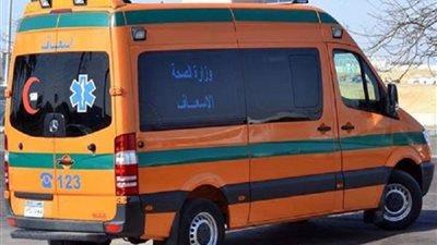 إصابة 10 أشخاص بسبب حادث تصادم سيارتين فى الجيزة 