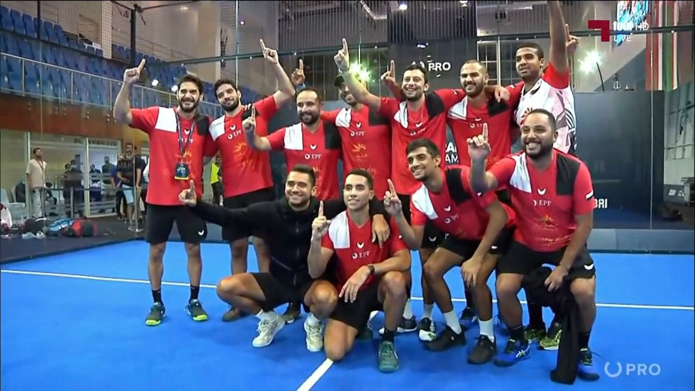مصر تتوج بلقب البطولة العربية الأولى للبادل بعد الفوز على الكويت
