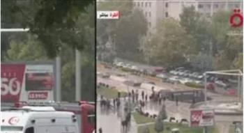   قوات الأمن التركية تلاحق مراسل "القاهرة الإخبارية" بموقع انفجاري أنقرة أثناء البث المباشر