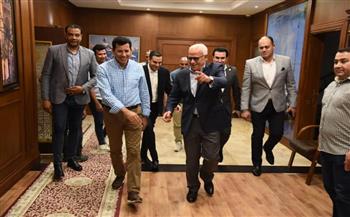   محافظ بورسعيد يستقبل وزير الشباب والرياضة استعدادًا لختام بطولة الجمهورية للشركات
