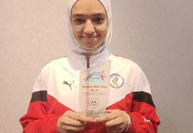سما إبراهيم تحصد جائزة "أفضل رياضية" في بطولة العالم للمواي تاي بتركيا