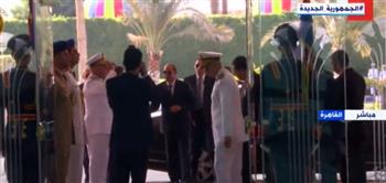   الرئيس السيسي يصل إلى أكاديمية الشرطة لحضور حفل تخريج دفعة جديدة