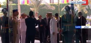 الرئيس السيسي يصل إلى أكاديمية الشرطة لحضور حفل تخريج دفعة جديدة