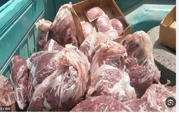 ضبط 230 كيلو دواجن ولحوم مجهولة المصدر في الشرقية